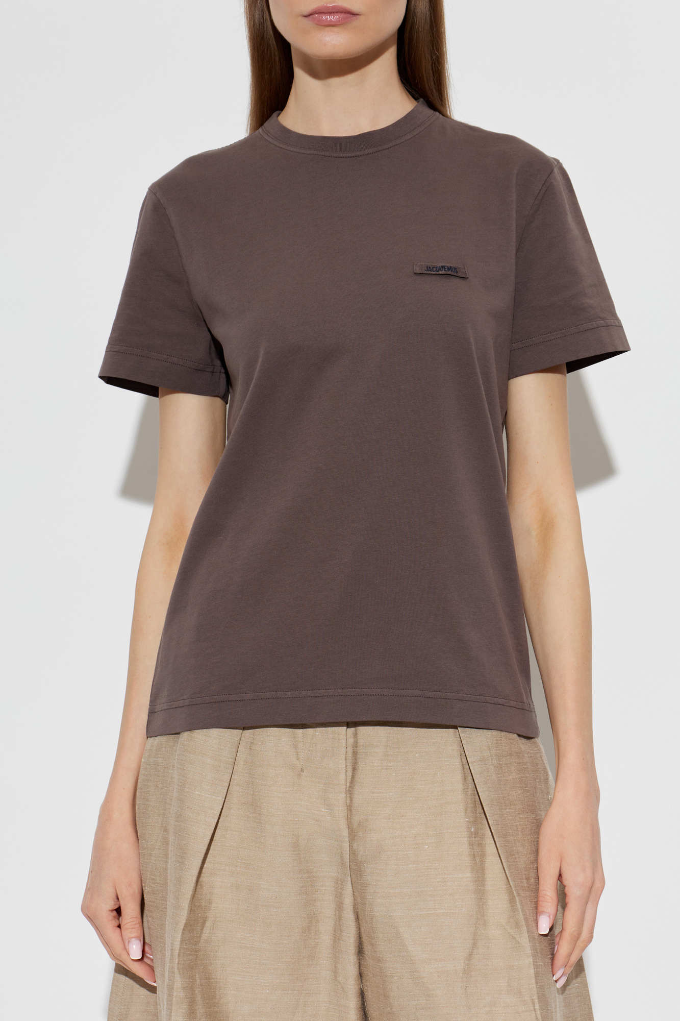 Jacquemus Cotton T-shirt 'Gros Grain' | Women's | Vitkac